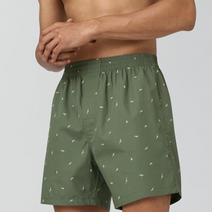 Men's Splash Relaxed Fit Cotton Printed Inner Boxer Shorts